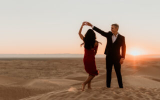 Dubai Desert Engagement Session with Joana & Mark